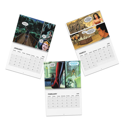 Wonder Woman '77 Calendar (2026) - DC Comics Art Based on the 1970s Lynda Carter TV Show