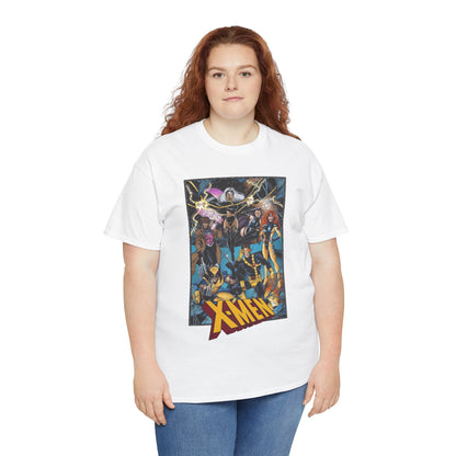 Uncanny X-Men T-Shirt - George Perez Art - Cyclops, Jean Grey, Psylocke, Gambit, Storm - Marvel Comics Mutant Heroes
