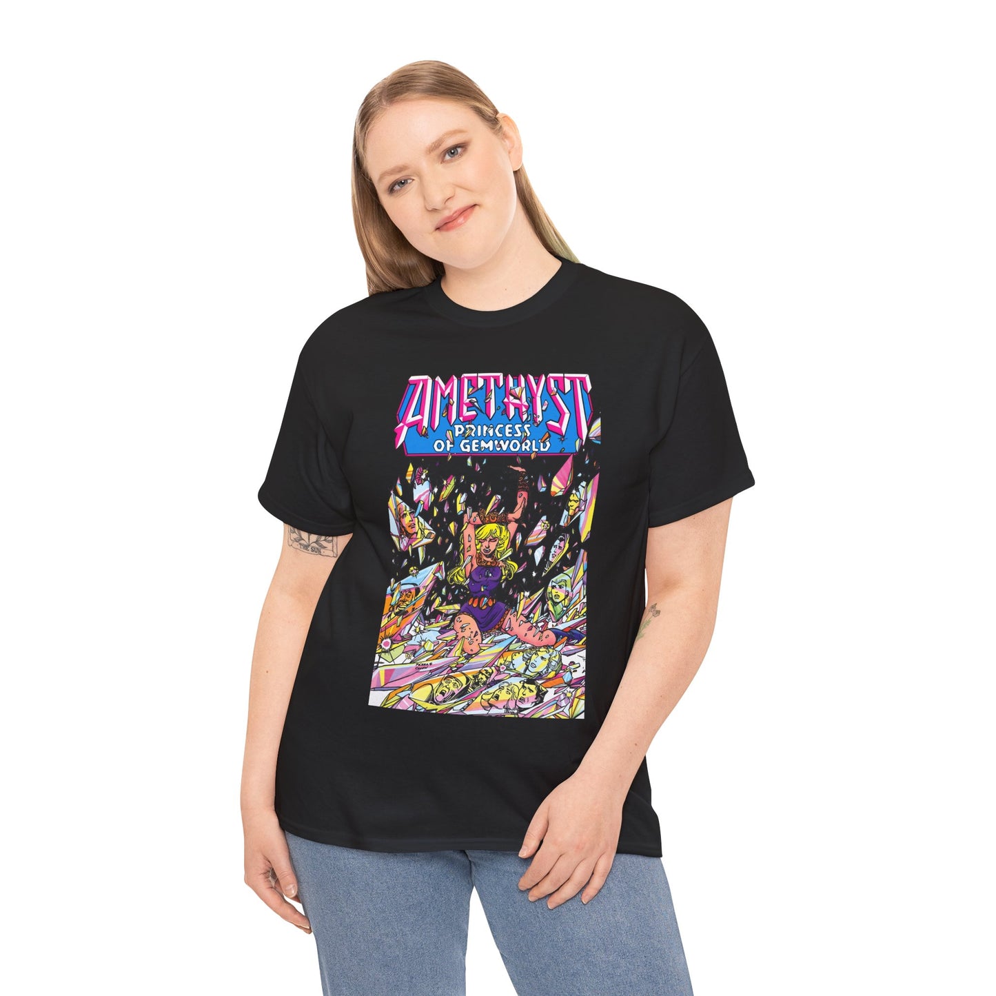 Amethyst Princess of Gemworld T-Shirt - George Perez Art - Lord Topaz, Dark Opal, Granch, Citrina - DC Comics