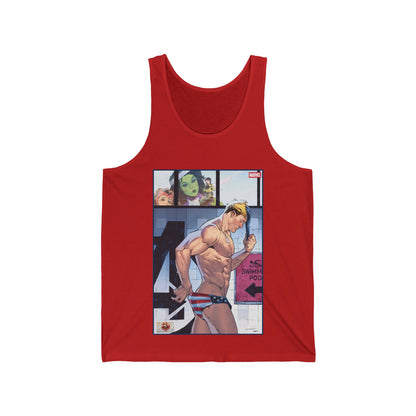 Captain America Swimsuit Jersey Tank