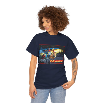 Excalibur T-Shirt - Alan David Art - Captain Britain, Nightcrawler, Shadowcat, Rachel Summers, Meggan - X-Men Series - UK Mutant Team - Marvel Comics