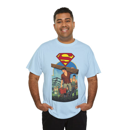 Superman: Son of Kal-El T-Shirt - Travis Moore Art - #17 Variant Cover - Clark and Jon Kent - Super Thirst Trap - DC Comics