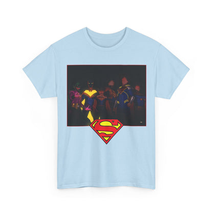 Superboys T-Shirt - Taurin Clarke Art - Superboy Prime, Connor Kent, Clark Kent, Jon Kent - DC Comics
