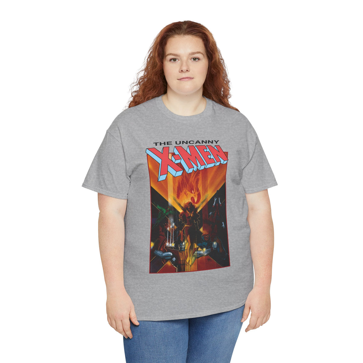 Uncanny X-Men T-Shirt - Bill Sienkiewicz Art - Phoenix, Cyclops, Colossus, Wolverine - Marvel Comics