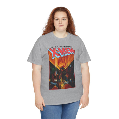 Uncanny X-Men T-Shirt - Bill Sienkiewicz Art - Phoenix, Cyclops, Colossus, Wolverine - Marvel Comics
