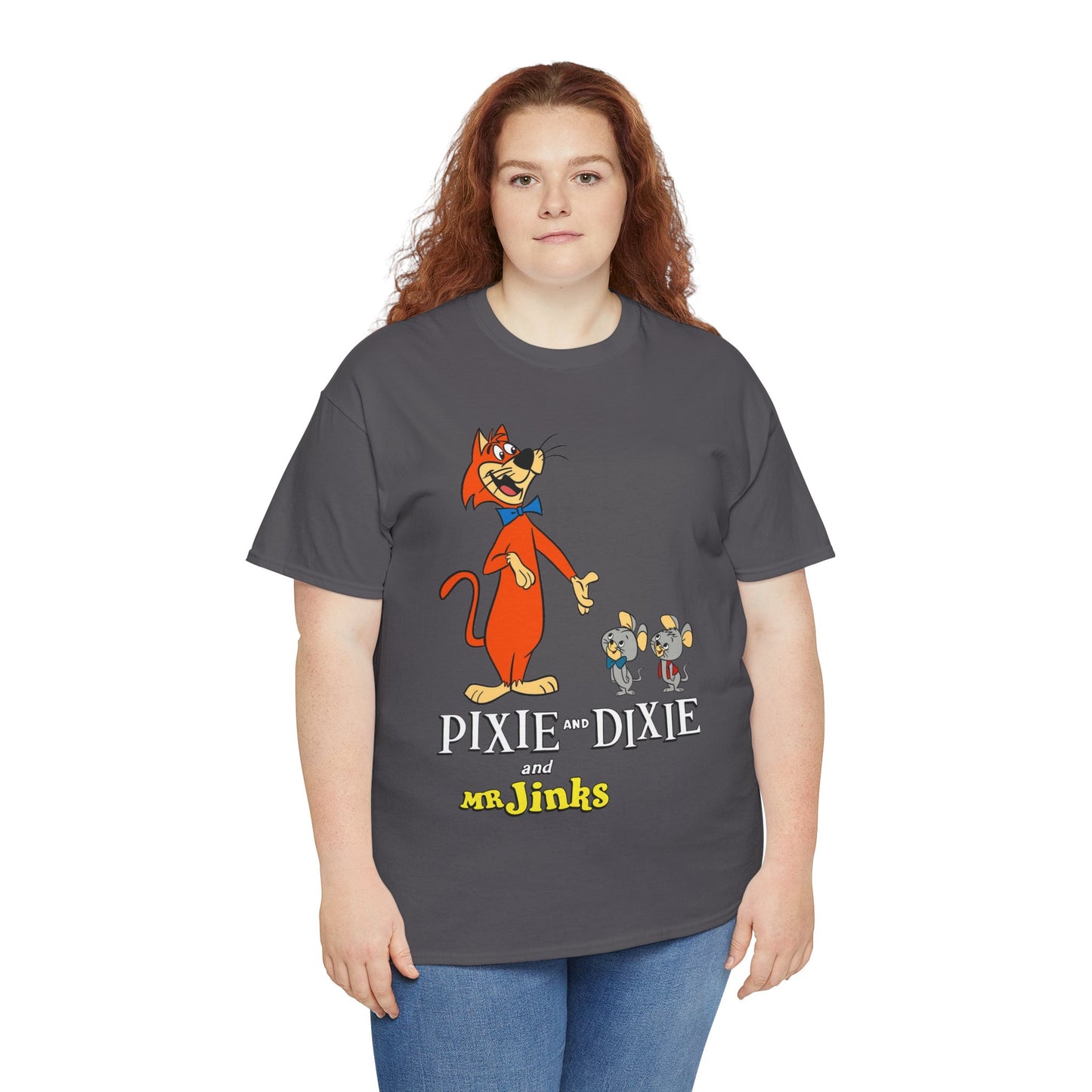 Pixie & Dixie & Mr Jinks T-Shirt - Classic Hanna-Barbera Saturday Morning Cartoon - I Hate Meeces to Pieces!