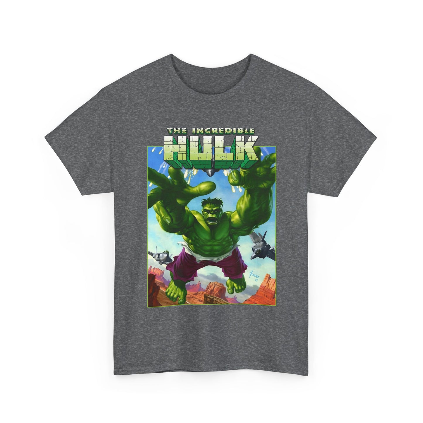 Incredible Hulk T-Shirt - Joe Jusko Art - Bruce Banner - Marvel Comics