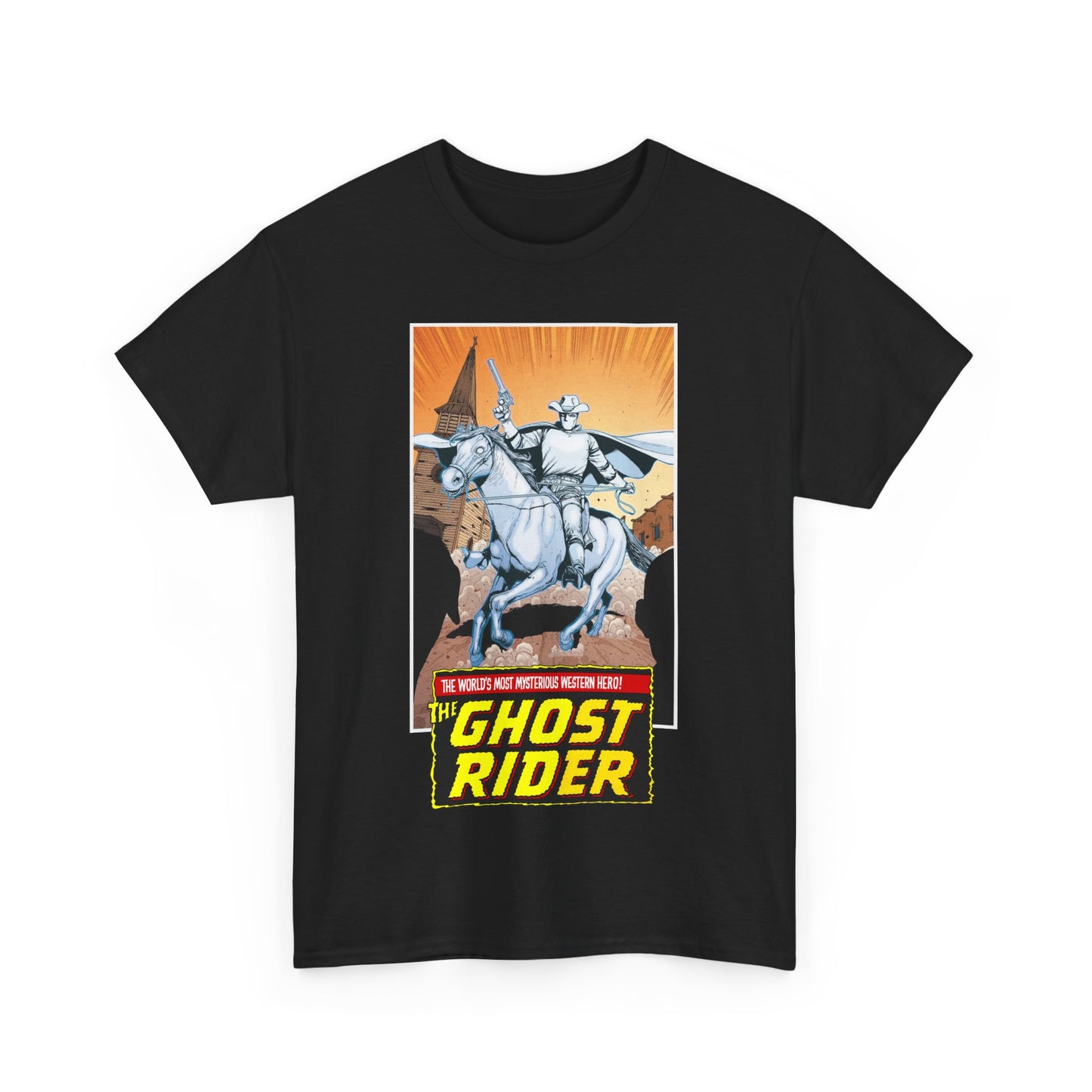 Ghost Rider/Phantom Rider T-Shirt - Carter Slade - Marvel Comics - 1970s Supernatural Western Hero