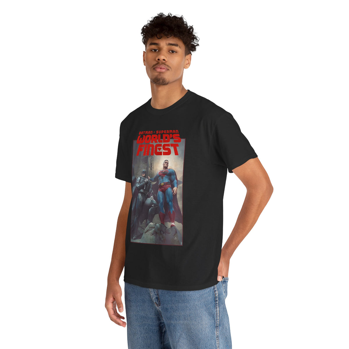 Batman Superman World's Finest T-Shirt - Björn Barends Art - #20 Variant Cover Art - DC Comics