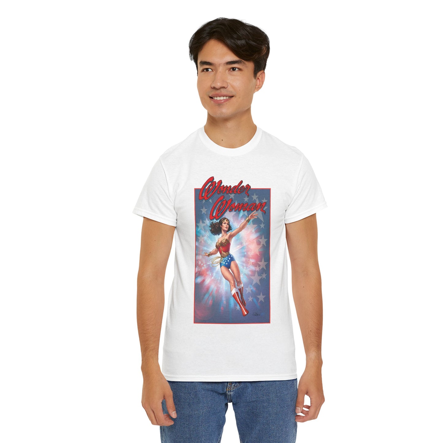 Wonder Woman '77 T-Shirt - Nicola Scott Art - Comic Book Based on the 1970s TV Series with Lynda Carter - DC Comics