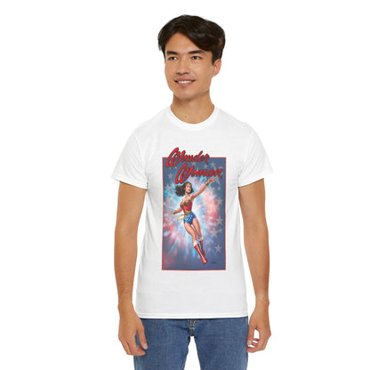 Wonder Woman '77 T-Shirt - Nicola Scott Art - Comic Book Based on the 1970s TV Series with Lynda Carter - DC Comics