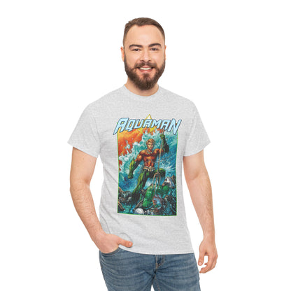 Aquaman T-Shirt - Jim Lee Art - DC New 52 - Arthur Curry, King of Atlantis - DC Comics