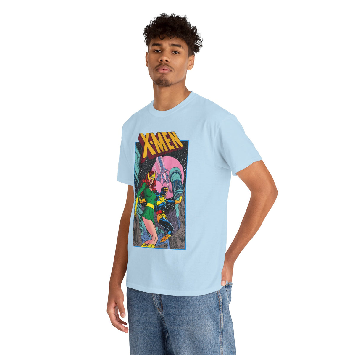 X-Men T-Shirt - John Byrne Art - Cyclops & Jean Grey - Dark Phoenix Saga - Marvel Comics