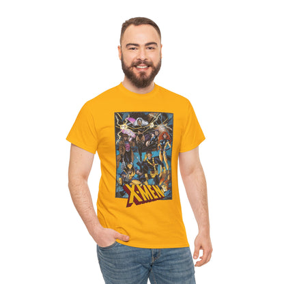 Uncanny X-Men T-Shirt - George Perez Art - Cyclops, Jean Grey, Psylocke, Gambit, Storm - Marvel Comics Mutant Heroes