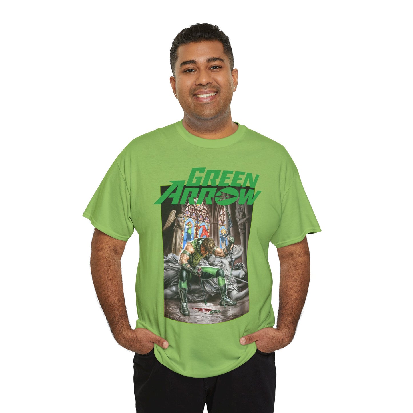 Green Arrow T-Shirt - Mauro Cascioli Art - DC Comics