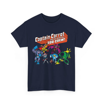 Captain Carrot & the Zoo Crew T-Shirt - 1980s Funny Animal Comic Series - DC Comics