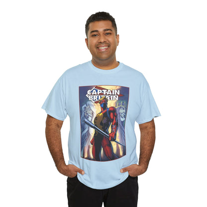 Captain Britain T-Shirt - Alan Davis Art - Excalibur Member - Marvel Comics