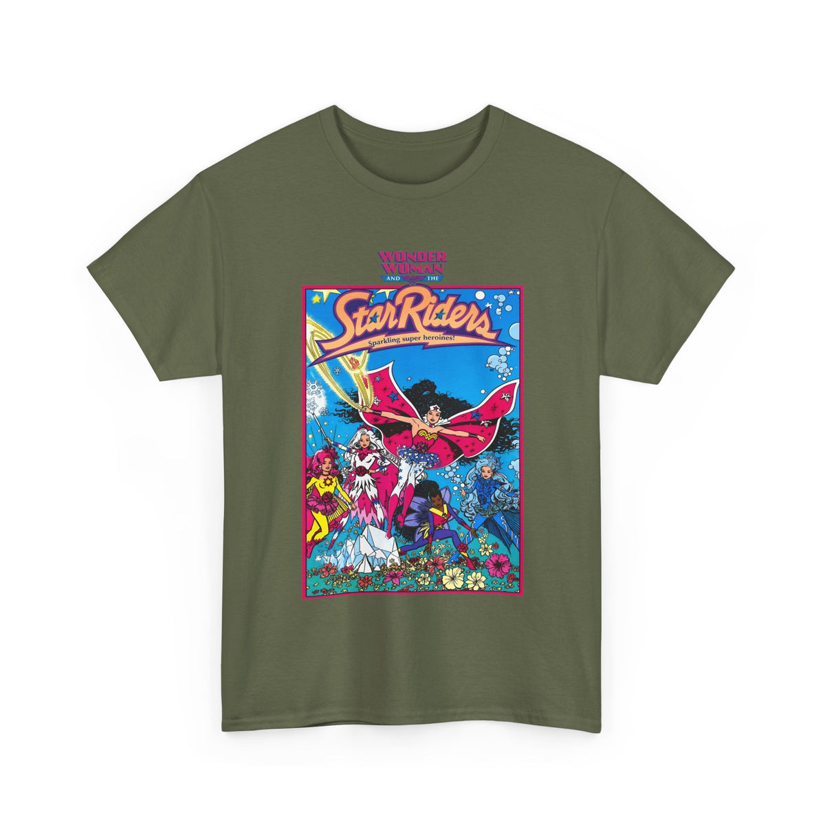 Wonder Woman & the Star Riders Shirt - 1980s Concept Figures - Promotional Art - DC Comics