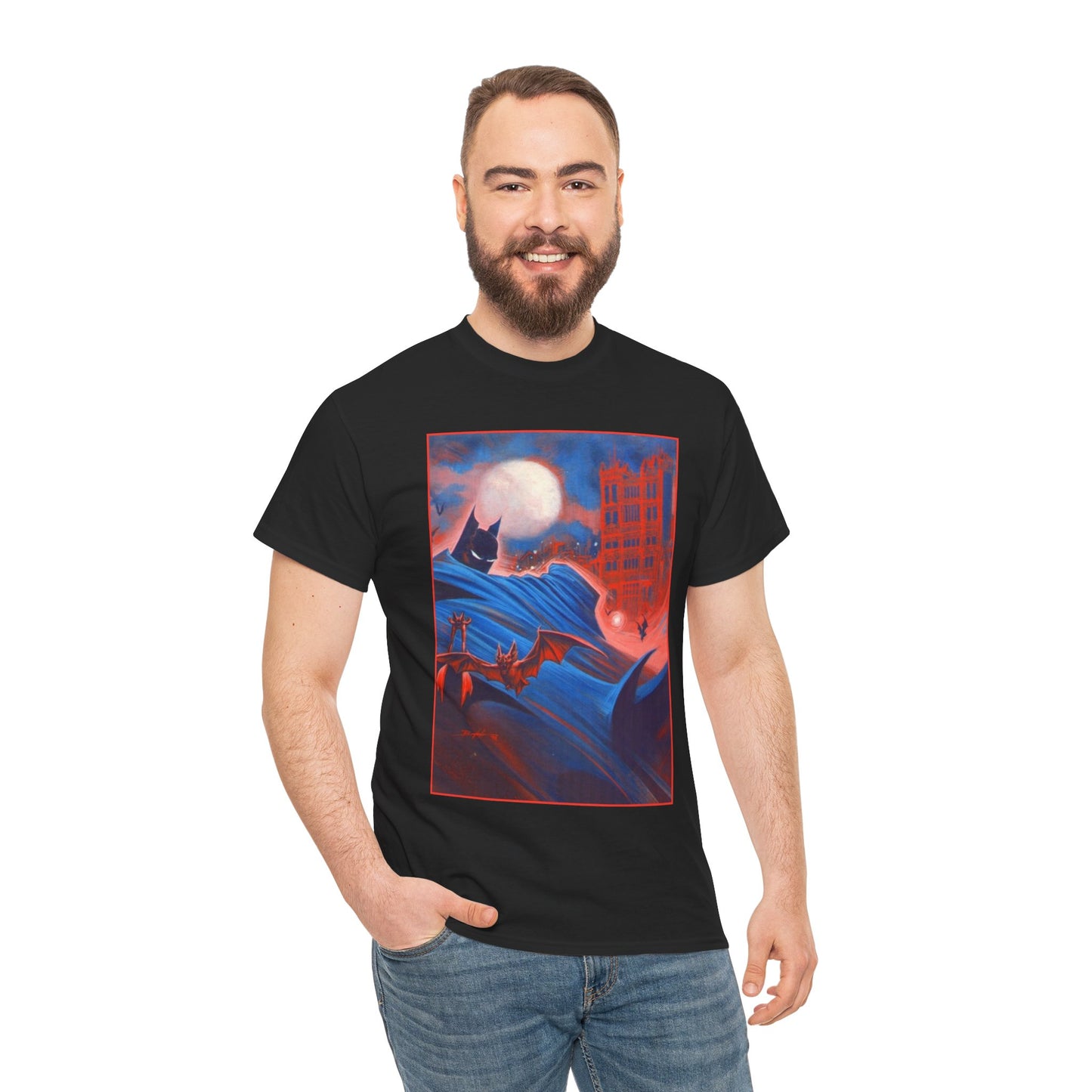 Batman Holy Terror T-Shirt - Norm Breyfogle Painted Promotional Art - Elseworlds - DC Comics