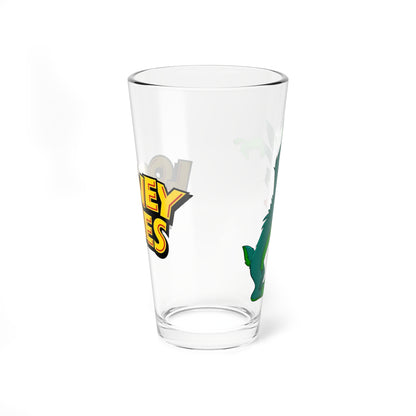 Monster Bugs Bunny Pint Glass, 16oz - Looney Tunes Halloween Cartoon Special - Big Green Rabbit