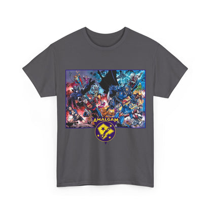 Amalgam T-Shirt - DC Vs Marvel Comics - 1990s - Jim Lee Art - Dark Claw, Amazon, Super Soldier, Spiderboy, Speed Demon