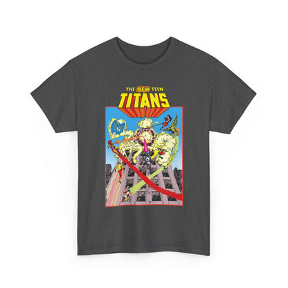 New Teen Titans T-Shirt - George Perez Art - DCCP #26 Preview Cover - Raven, Cyborg, Starfire, Changeling - DC Comics
