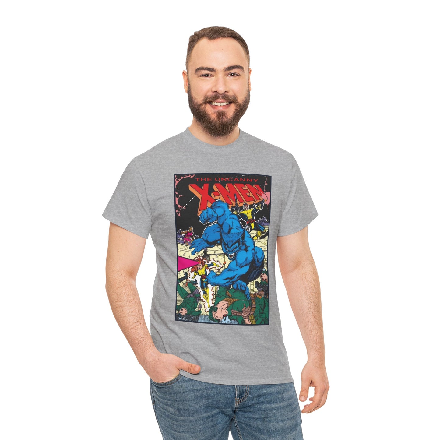 Uncanny X-Men T-Shirt - Jim Lee Art - Beast, Forge - Marvel Comics