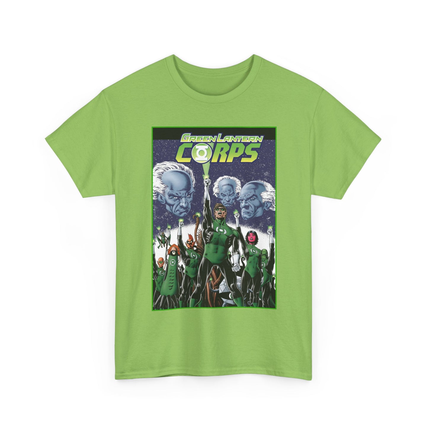 Green Lantern Corps T-Shirt - Hal Jordan, Guardians, Tomar Re, Oa - DC Comics