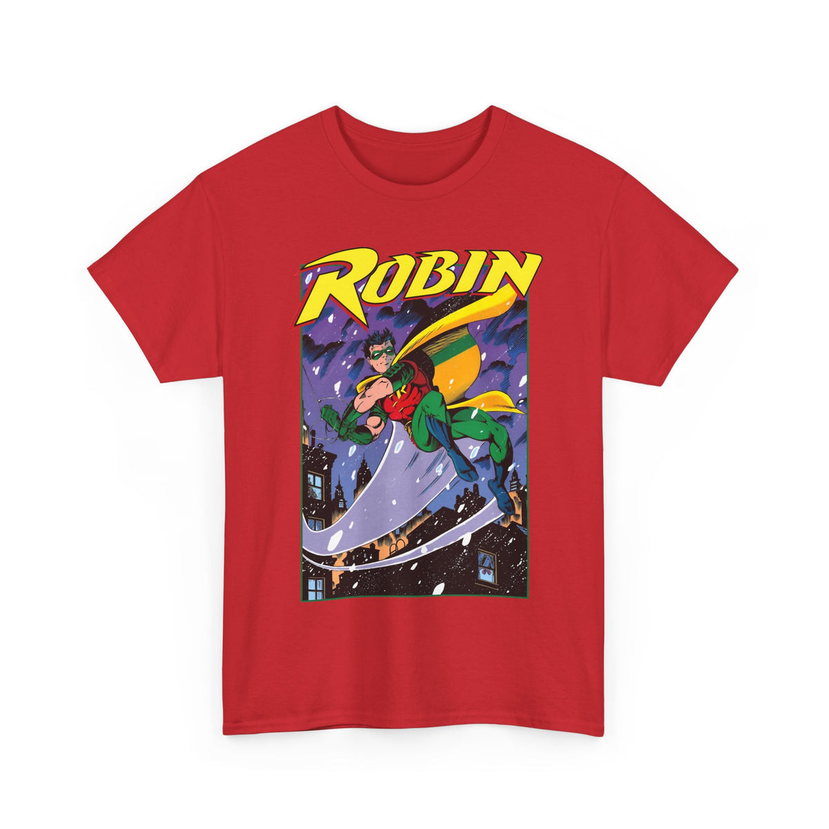 Robin T-Shirt - Tom Grummett Art - Tim Drake, Batman Family, Gotham City - DC Comics