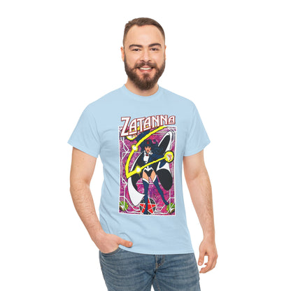 Zatanna T-Shirt - George Perez Postcard Art - Justice League Magic Member - JLA Satellite Era - DC Comics