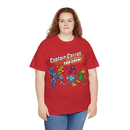 Captain Carrot & the Zoo Crew T-Shirt - 1980s Funny Animal Comic Series - DC Comics