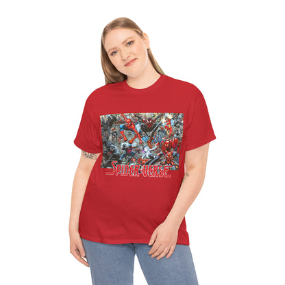 Spider-Verse T-Shirt - Arthur Adams Art - Spider-Man, Venom, Spider-Man 2099, Miles Morales, Spider-Woman - Marvel Comics