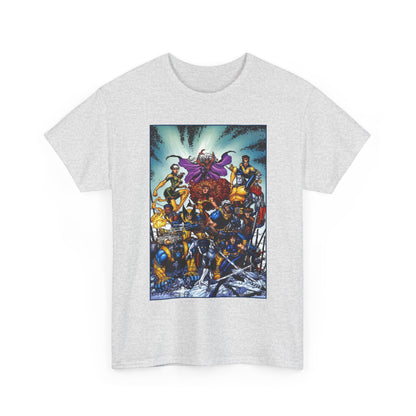 X-Men Revolution T-Shirt - Arthur Adams Art - Jean Grey, Storm, Wolverine, Cable, Rogue, Beast, Colossus, Gambit, Nightcrawler, Psylocke, Thunderbird III - Marvel Comics