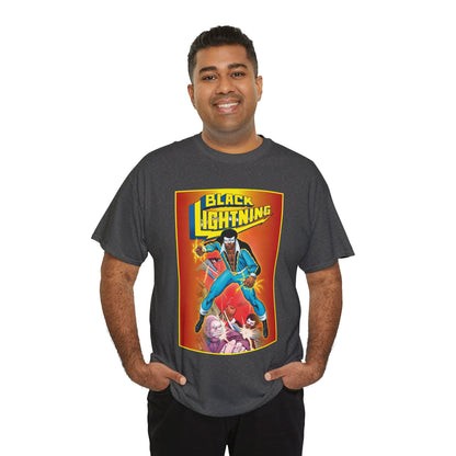 Black Lightning T-Shirt - Trevor Von Eeden Art - Jefferson Pierce - Suicide Slum, Metropolis - DC Comics