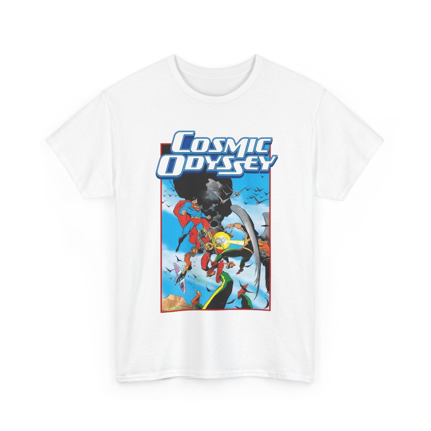 Cosmic Odyssey T-Shirt - Mike Mignola Art - Superman, Orion - DC Comics