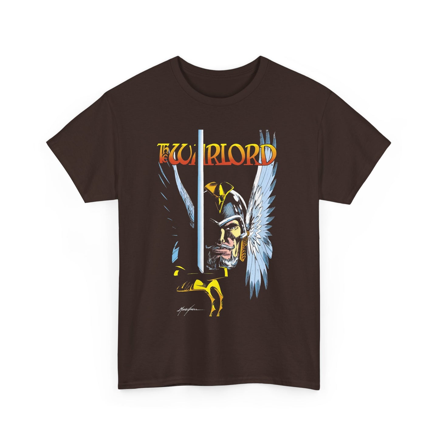 Warlord T-Shirt - Mike Grell Art - Skartaris - Negative Space Art - DC Comics