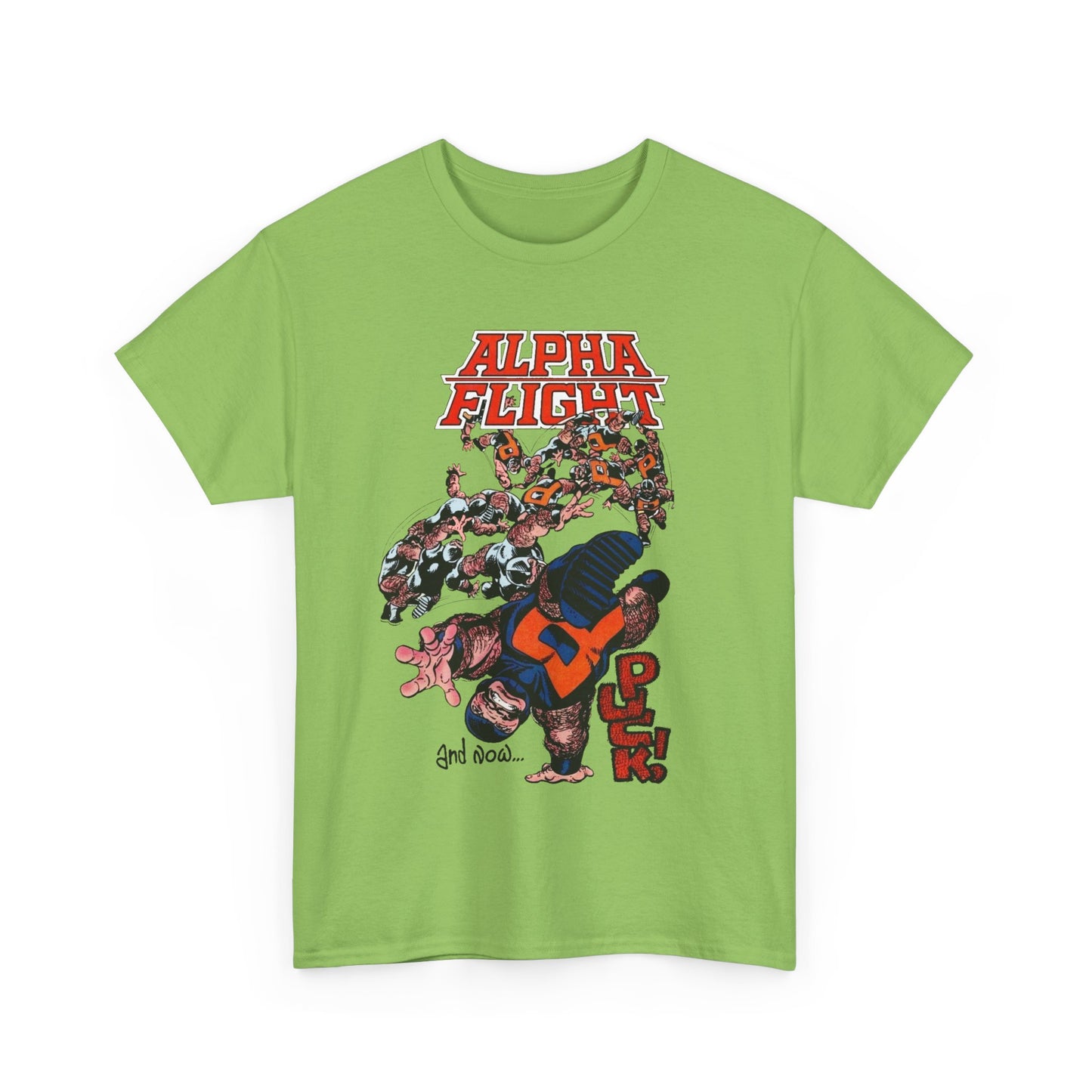 Puck T-Shirt - John Byrne Art - Alpha Flight Member - Marvel Comics