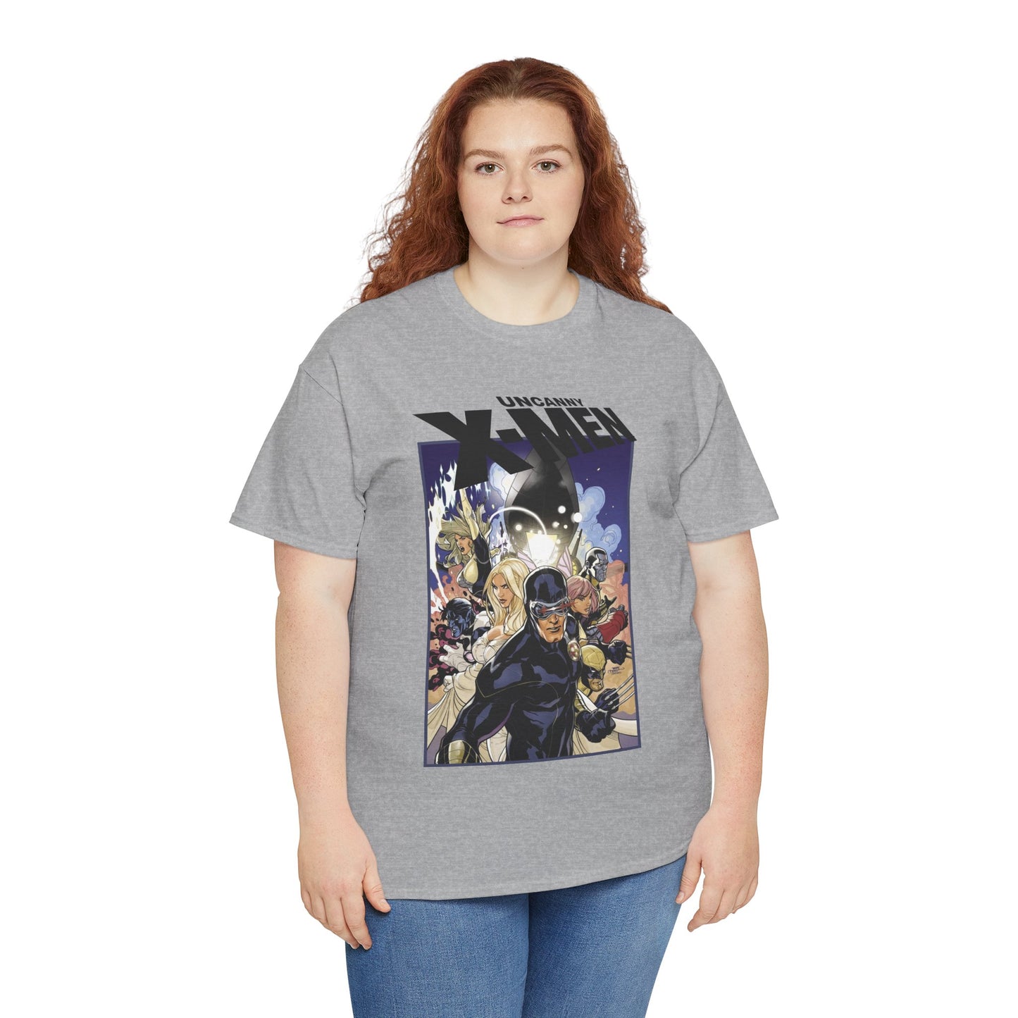 Uncanny X-Men T-Shirt - Terry Dodson Art - Cyclops, Emma Frost, Wolverine, Nightcrawler, Colossus - Marvel Comics