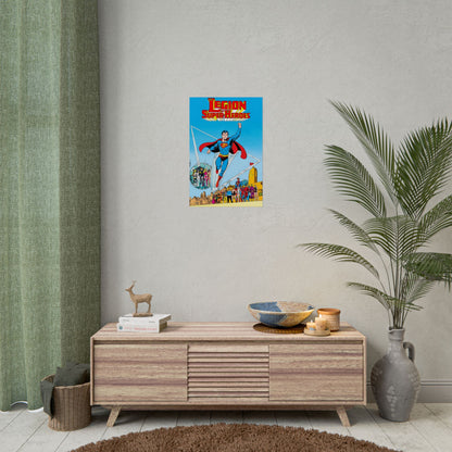 Superboy & the Legion of Super-Heroes Rolled Poster - George Perez Art - DC Comics - Multiple Sizes Up to 24"x36"