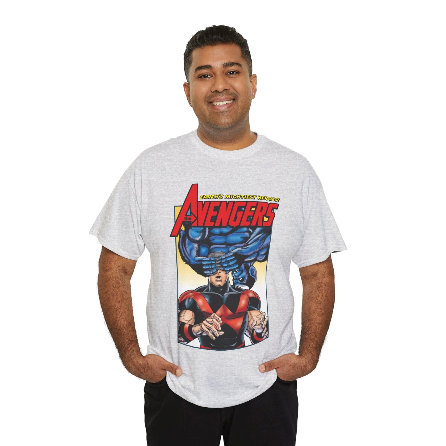 Avengers T-Shirt - George Perez Art - Wonder Man & Beast (Simon Williams & Hank McCoy) - Marvel Comics