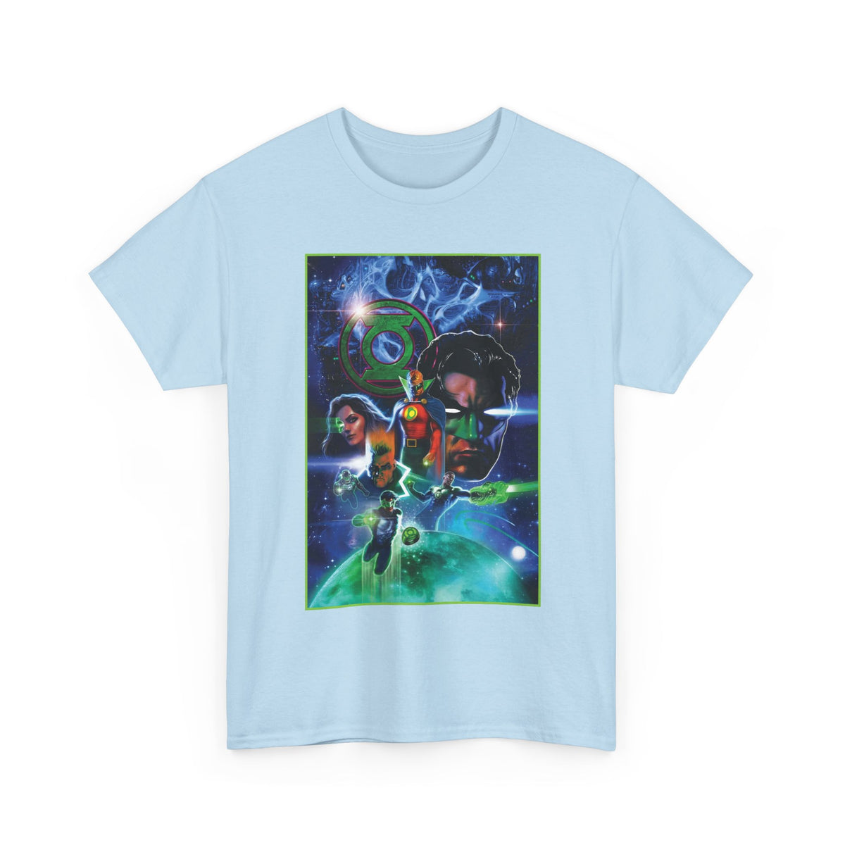 Green Lantern T-Shirt - Liam Sharp Art - Alan Scott, Hal Jordan, Kyle Rayner - DC Comics
