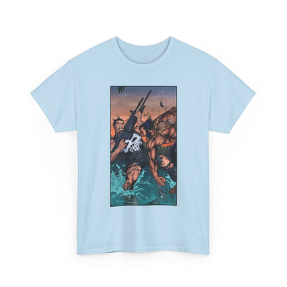 Wolverine Vs Punisher T-Shirt - Jim Lee Art - Marvel Comics