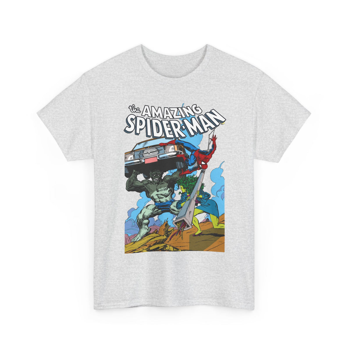 Amazing Spider-Man & She-Hulk T-Shirt - John Byrne Art - Marvel Comics