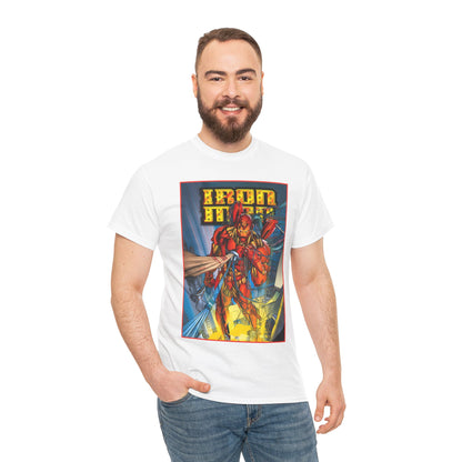 Iron Man T-Shirt - Heroes Reborn Whilce Portacio Art - Popular Marvel Comics Series - Tony Stark