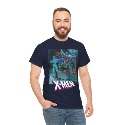 Uncanny X-Men T-Shirt - Joe Madureira Art - #337 Cover Art - Cyclops, Gambit, Wolverine, Storm, Iceman, Professor X - Marvel Comics