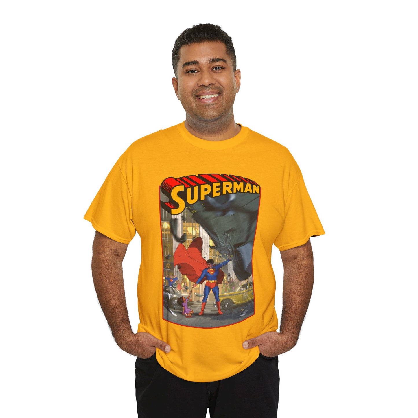 Superman T-Shirt - Taurin Clarke Art - Man of Steel, Metropolis - DC Comics