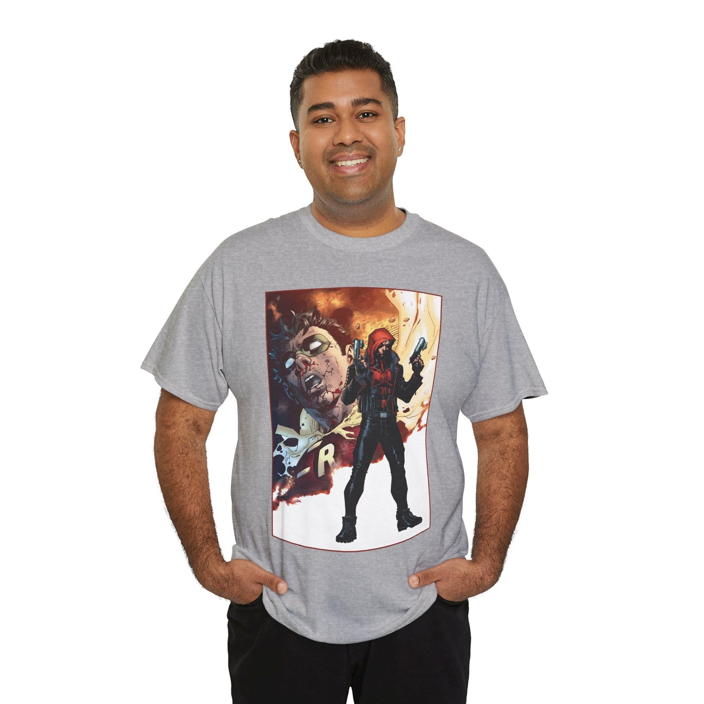 Red Hood T-Shirt - Jim Lee Art - Jason Todd, Batman Sidekick - DC Comics
