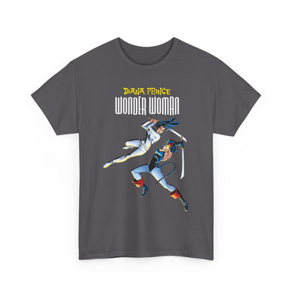 Diana Prince Wonder Woman  T-Shirt - From Diana's 1970s White Suit No-Powers Years - Bronze Age DC Comics