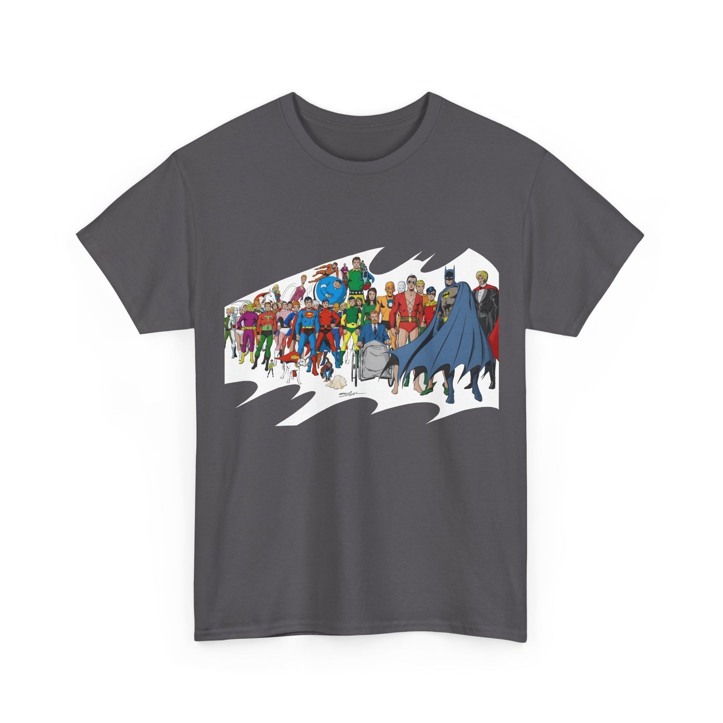 Batman T-Shirt - Neal Adams Art - Plastic Man, Sargon, Robin, Doom Patrol, Superboy, Legion of Super-Heroes - 100-Page Giant Cover Art - DC Comics