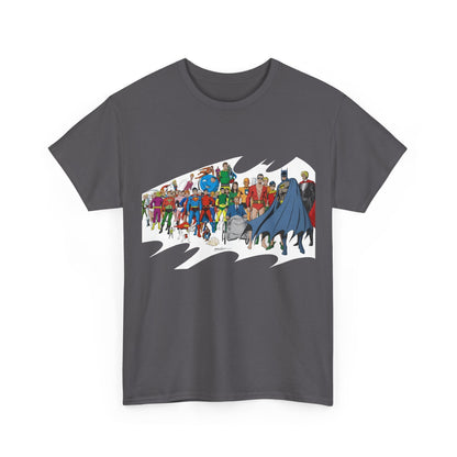 Batman T-Shirt - Neal Adams Art - Plastic Man, Sargon, Robin, Doom Patrol, Superboy, Legion of Super-Heroes - 100-Page Giant Cover Art - DC Comics